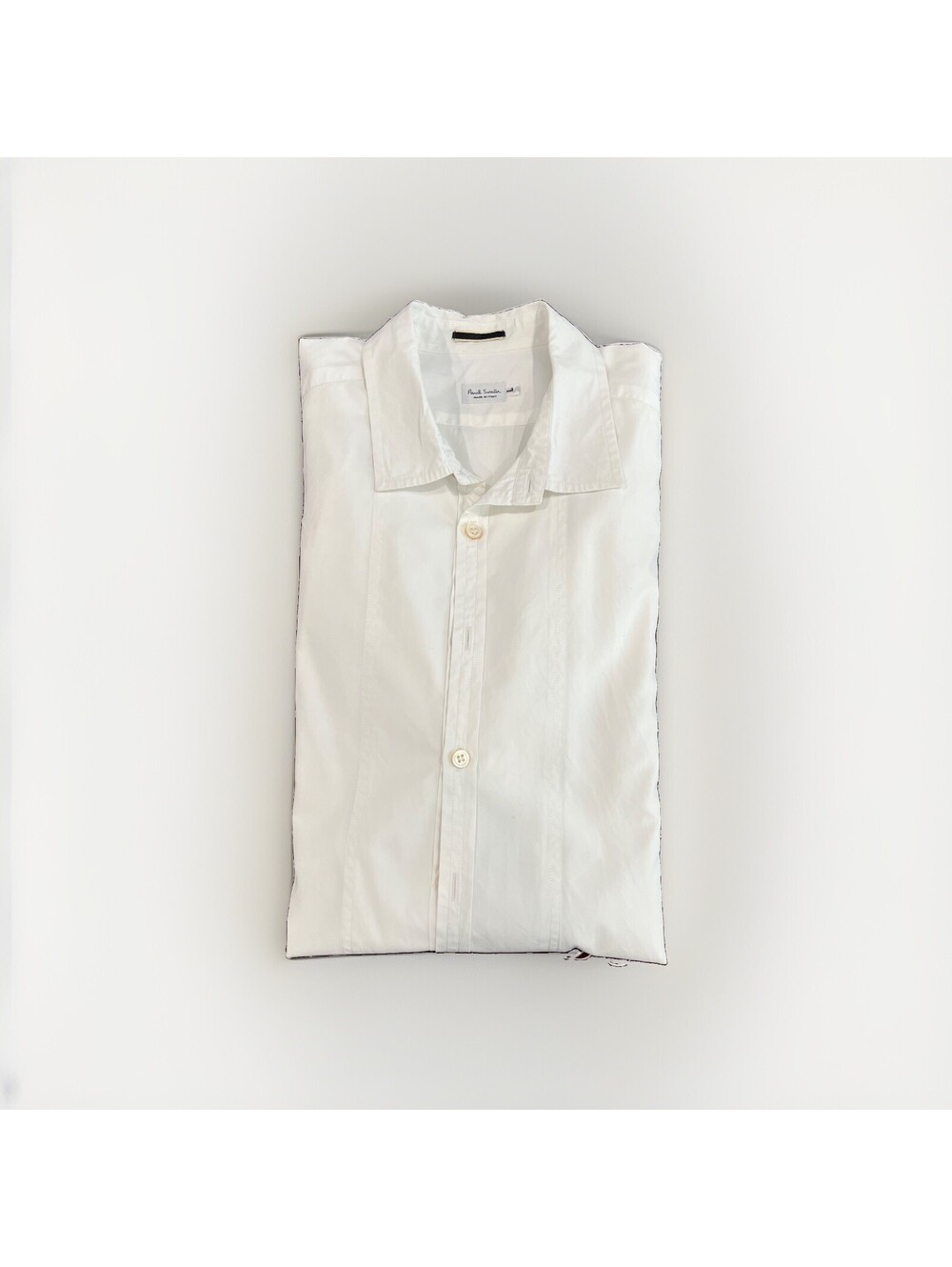 PAUL SMITH MENS CASUAL BUTTON SHIRT WHITE SIZE LARGE MADE IN ITALY VGC!